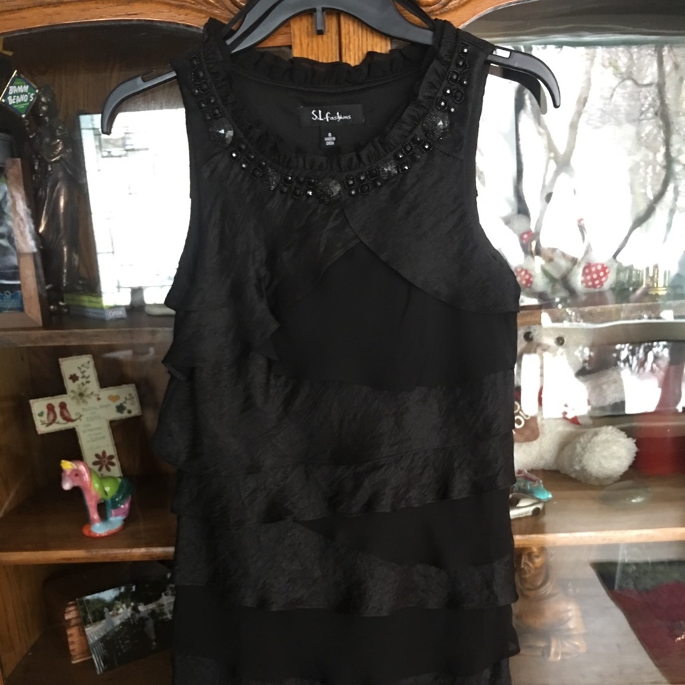 Evening Tulip Tier Dress